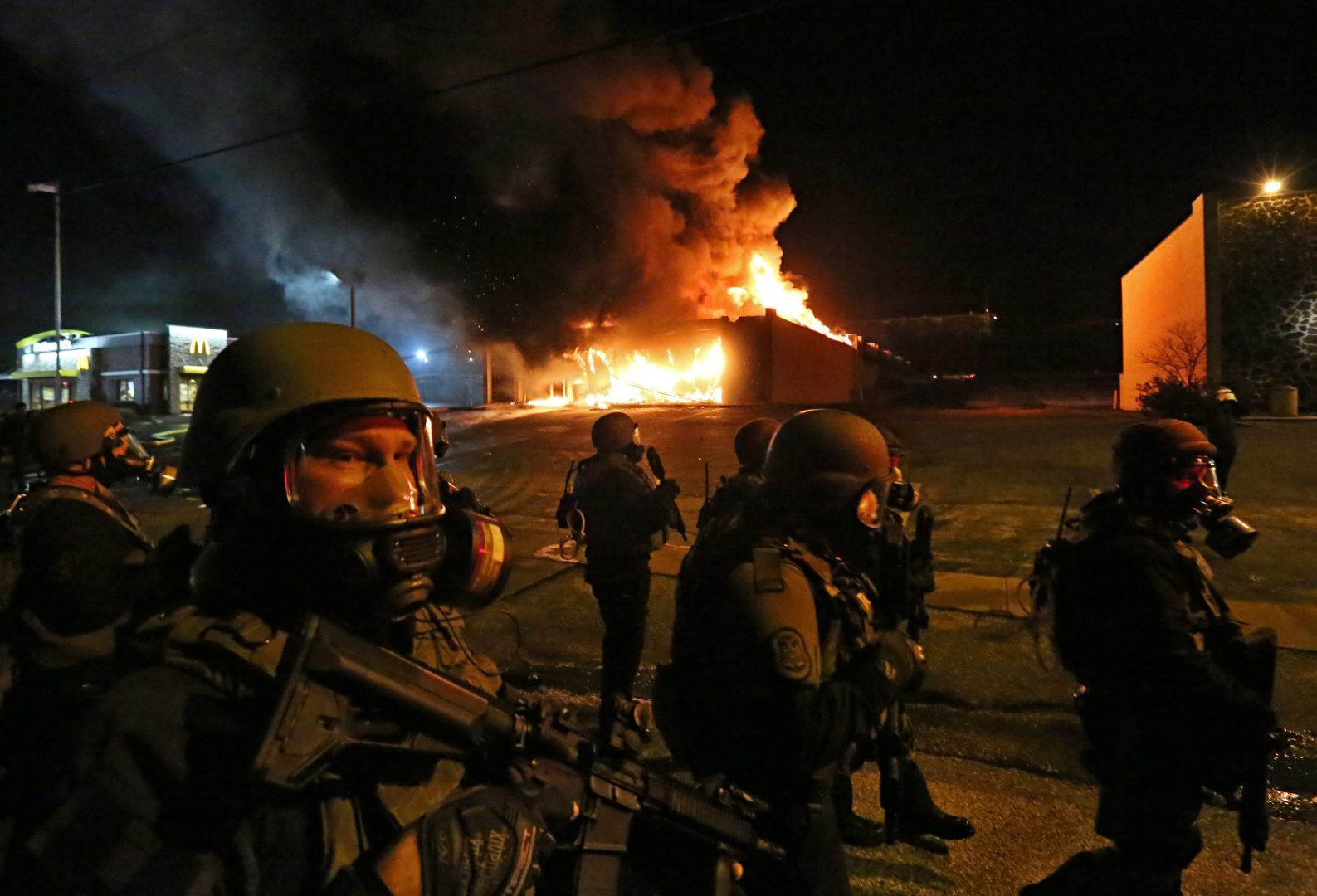 St. Louis County Police respond after grand jury announcement